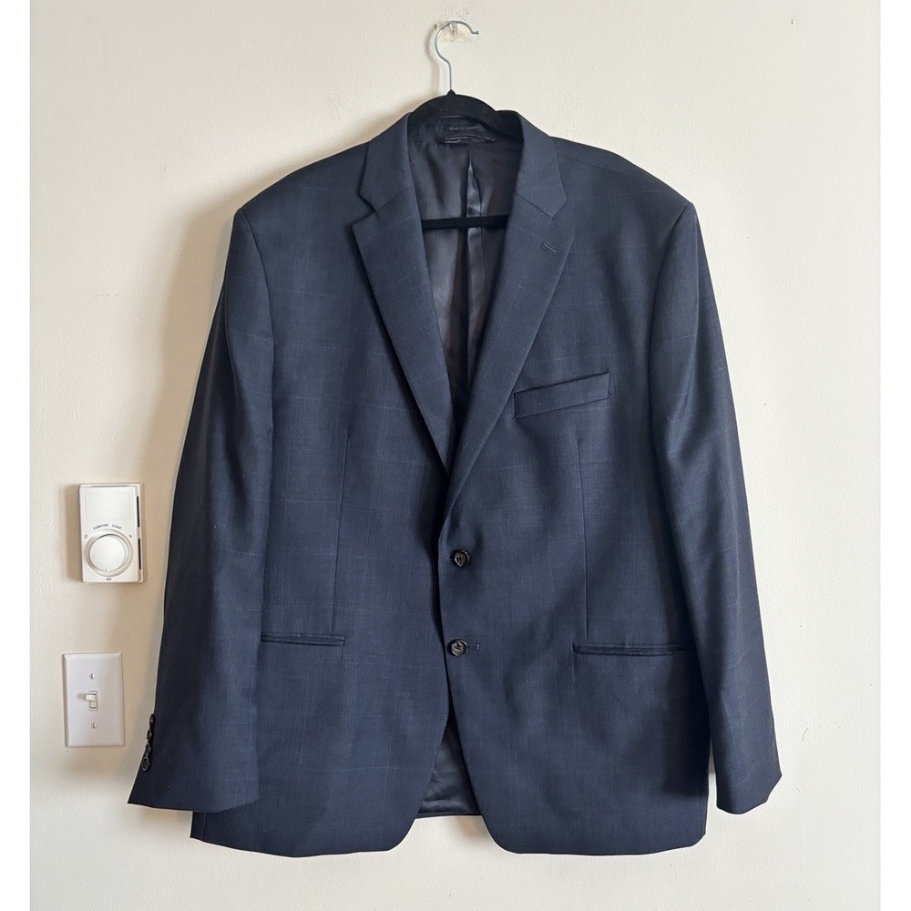 Mens Ralph Lauren Sport Coat Blazer 50R Wool Plaid Wedding Business Office